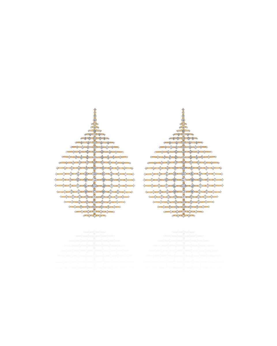 Brilliant 18k Diamond Disco Earrings